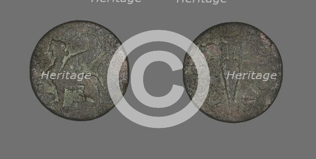 Coin Depicting a Sphinx, 138-217 (?). Creator: Unknown.