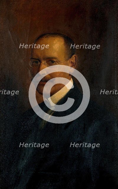 Bernard Hollander, phrenologist, c1900s. Creator: Unknown.