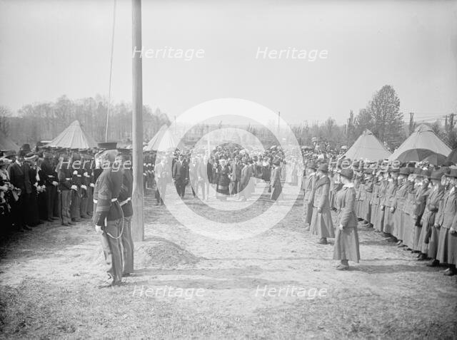 Woman's National Service School, Under Woman's Section, Navy League, Mess Test, 1917. Creator: Harris & Ewing.