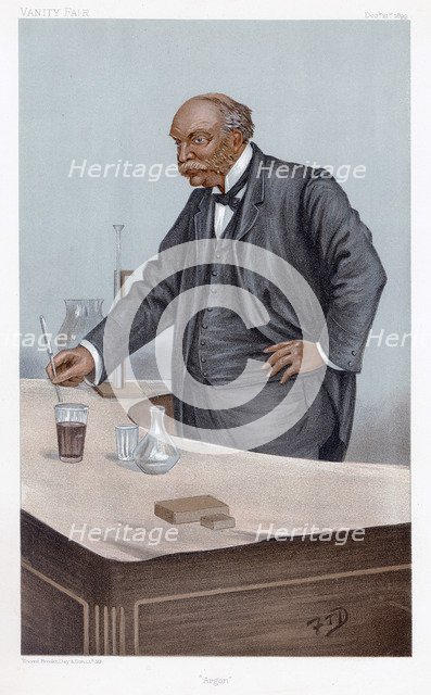 John William Strutt, 3rd Baron Rayleigh, British scientist, 1899. Artist: Unknown