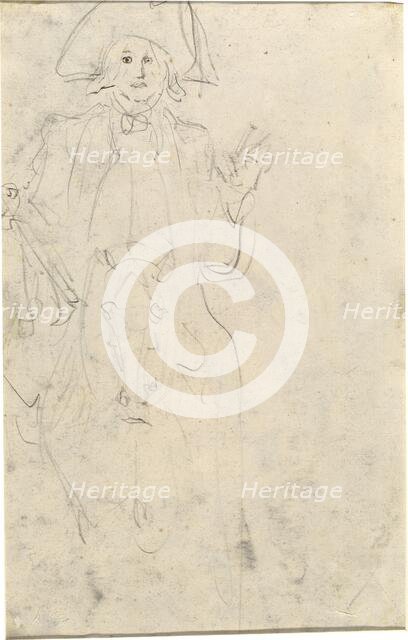 Man on a Horse [verso]. Creator: Jean-Honore Fragonard.
