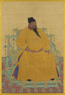 Portrait of the Yongle Emperor (1360-1424). Creator: Chinese Master.