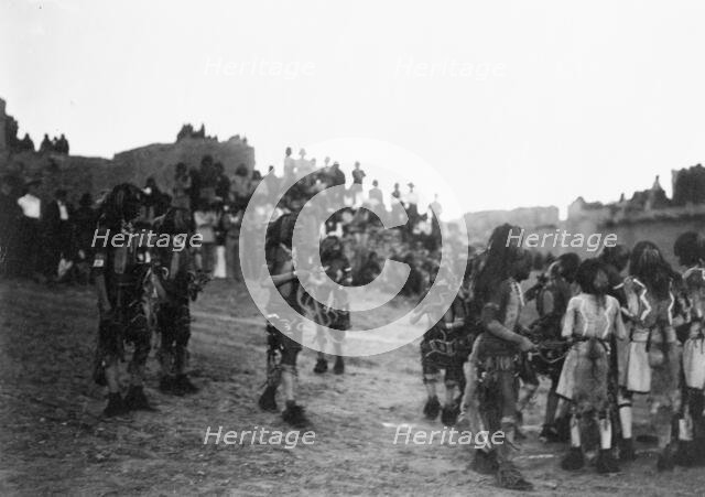Oraibi snake dance, 1904, c1905. Creator: Edward Sheriff Curtis.
