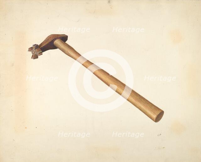Branding Hammer, c. 1938. Creator: Joseph L. Boyd.