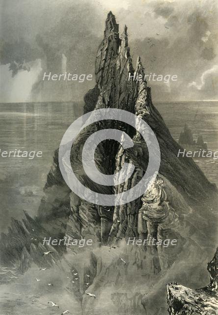 'The Bent Cliff (West Coast of Ireland)', c1870.