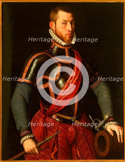 Portrait of Vespasiano I Gonzaga (1531-1591), Duke of Sabbioneta, c1590. Creator: Campi, Bernardino (1522-1591).