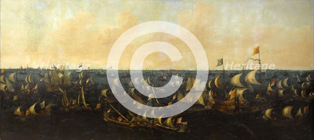 The Battle of the Zuider Zee, 6 October 1573, 1621. Creator: Abraham de Verwer.