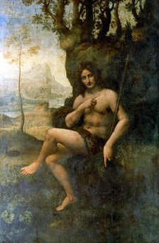 'John the Baptist, with the attributes of Bacchus', 1513-1516.  Artist: Leonardo da Vinci