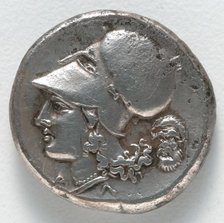 Stater: Athena (reverse), 350-338 BC. Creator: Unknown.