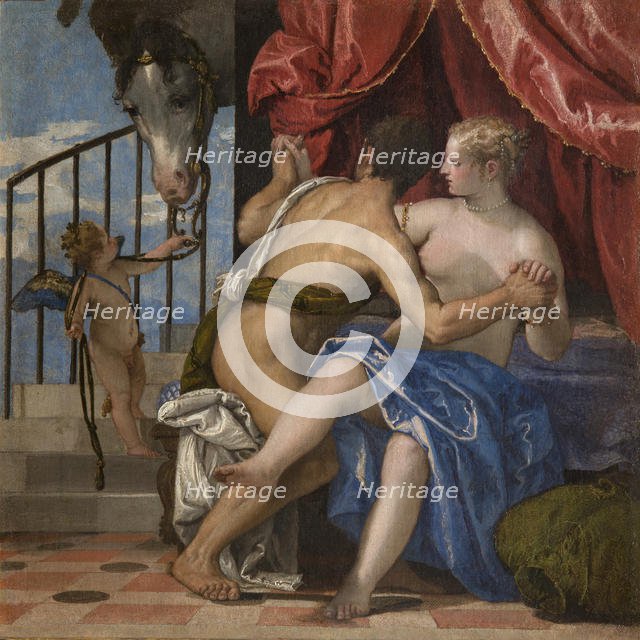 Venus and Mars, ca. 1575. Creator: Veronese, Paolo (1528-1588).