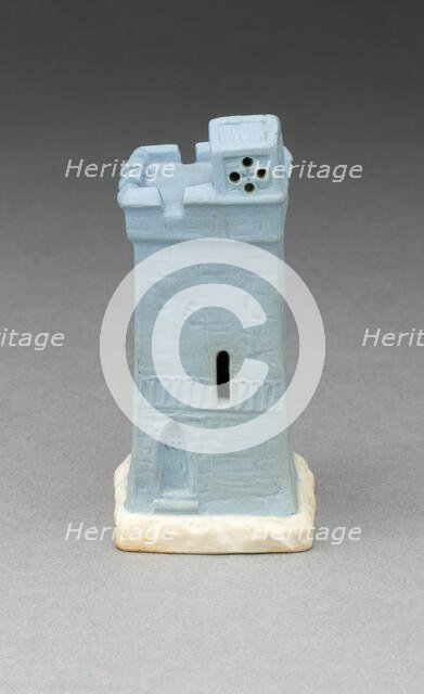 Chess Piece: Rook, Burslem, 19th century. Creator: Wedgwood.