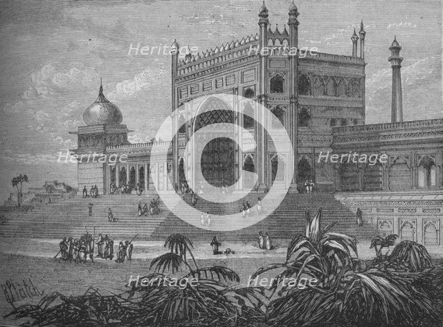 'The Palace at Delhi', c1880. Artist: Unknown.