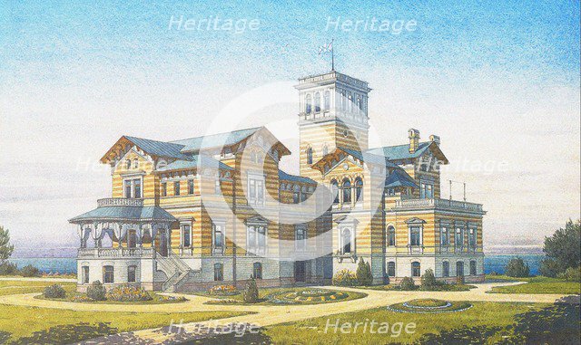 Lover dacha at the Alexandria Park in Peterhof.