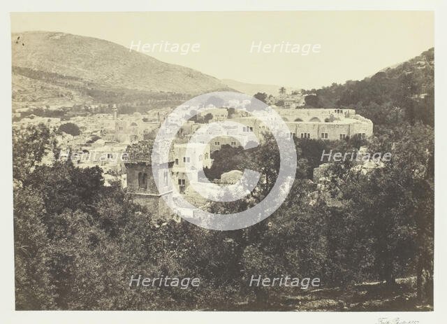 Nablous, The Ancient Shechem, 1857. Creator: Francis Frith.