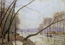 Bank of the Seine in Autumn, 1876. Creator: Alfred Sisley