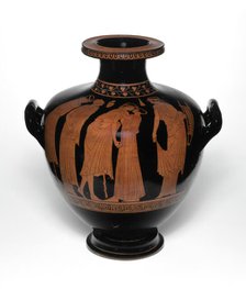Hydria (Water Jar), 470-460 BCE. Creator: Leningrad Painter.