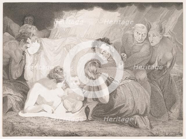 Infant Shakespeare Attended by Nature and the Passions, 1799. Creator: Benjamin Smith.