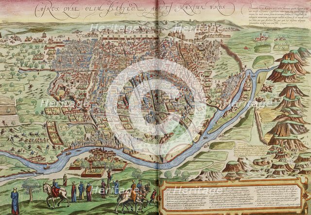 Map of Cairo, 1595. Creator: Gerardus Mercator.