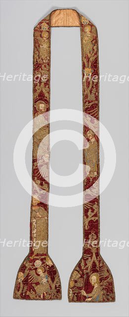 Stole with Various Saints, British, 14th century. Creator: Unknown.