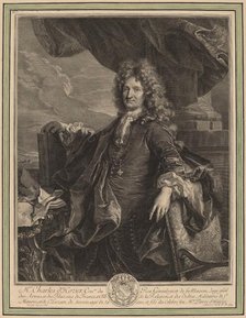 Charles-Rene d'Hozier, 1691. Creator: Gerard Edelinck.