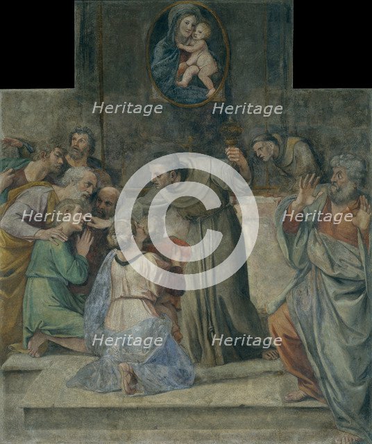 Healing the blind at birth, 1604-1607. Artist: Carracci, Annibale (1560-1609)