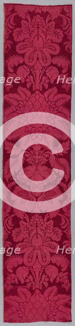 Two Large Damask Cloths, 1600s. Creator: Unknown.