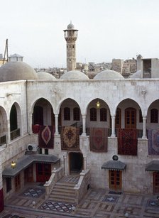 Caravanserai of Khan Al Nahasin, Aleppo, Syria, 2001. Creator: LTL.