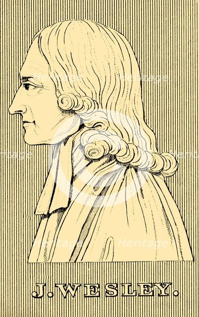 'J. Wesley', (1703-1791), 1830. Creator: Unknown.