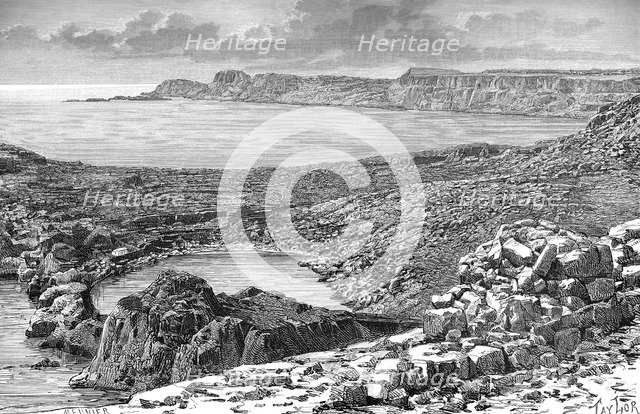 Lindos Bay, Rhodes, Greece, c1890. Artist: Unknown