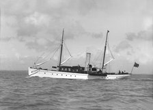 The sailing yacht 'Saevuna', 1911. Creator: Kirk & Sons of Cowes.