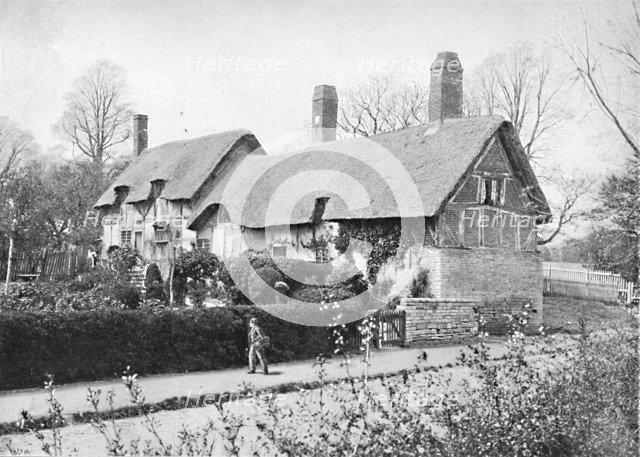 'Anne Hathaway's Cottage', c1896. Artist: Harvey Barton.