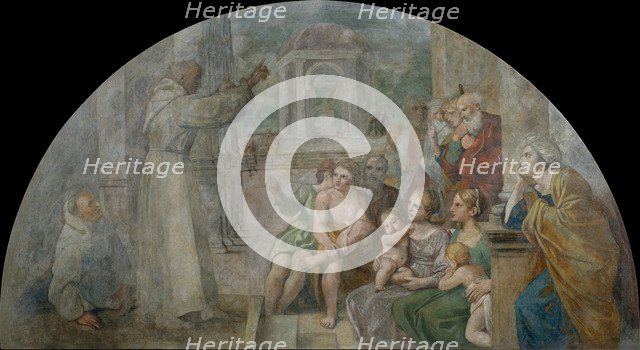 Saint Didacus Preaching, 1604-1607. Artist: Carracci, Annibale (1560-1609)