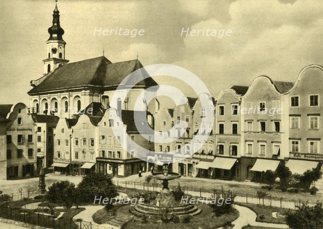 The Church of St George, Schärding am Inn, Upper Austria, c1935.  Creator: Unknown.