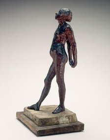 Study in the Nude of Little Dancer Aged Fourteen (Nude Little Dancer), c. 1878-1881. Creator: Edgar Degas.