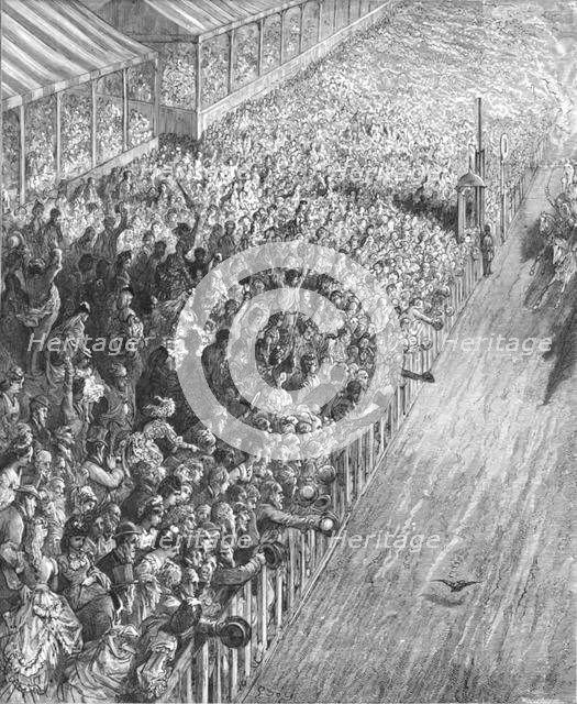 'Finish of the Race', 1872.  Creator: Gustave Doré.