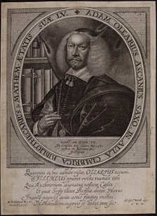 Portrait of Adam Olearius (1603-1671). Creator: Somer (Sommer), Mathias van (active 1649-1672).