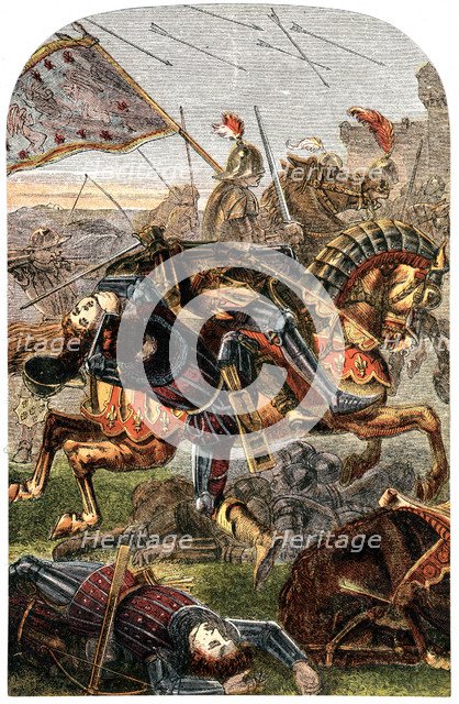 The capture of Joan of Arc, (1430) c1860. Artist: Unknown