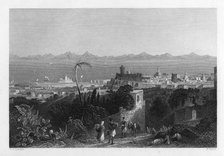 'Rhodes, from the Heights near Sir Sidney Smith's Villa', 1841. Artist: W Wallis