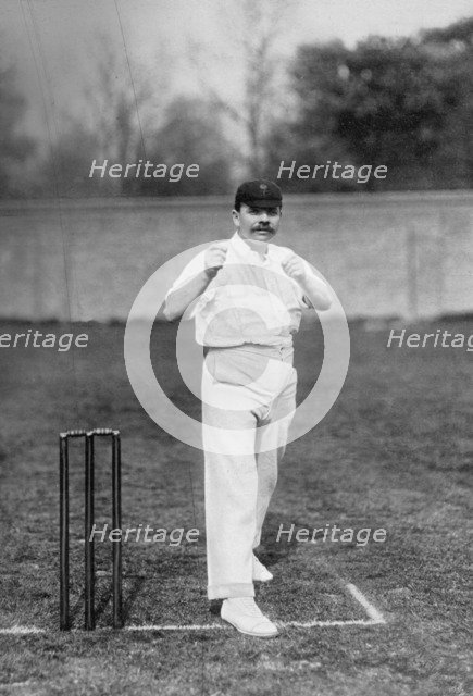 Johnny Briggs, Lancashire and England cricketer, c1899.  Artist: WA Rouch