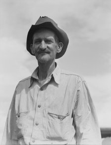 Ex-tenant farmer on relief grant in the Imperial Valley, California, 1937. Creator: Dorothea Lange.