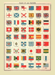 Flags Of All Nations, 1902. Creator: Unknown.