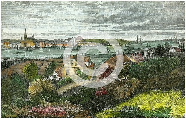 Kiel, Germany, c1875.Artist: Carrera