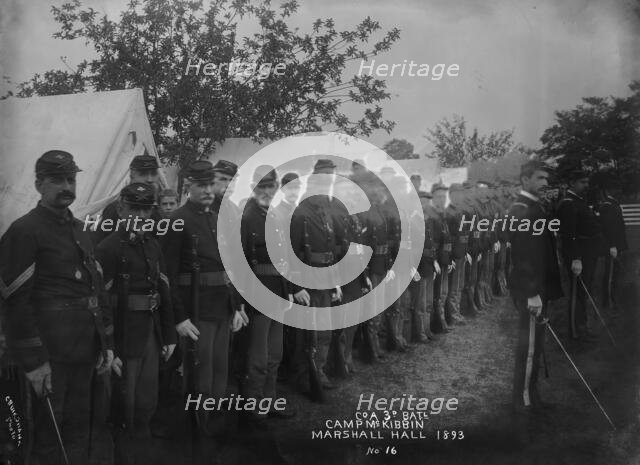 Co. A. 3rd Batl., 1893. Creator: Unknown.