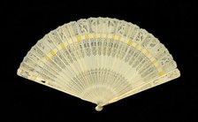 Brisé fan, Italian, 1800-1820. Creator: Unknown.