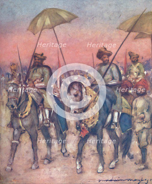 'Chiefs of the Shan State', 1903. Artist: Mortimer L Menpes.