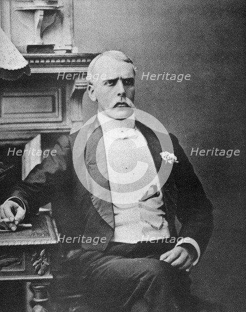 ES Willard, British actor, as 'Jim the Penman', 1887. Artist: Ernest Barraud