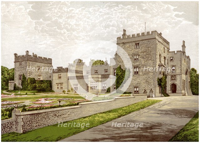 Muncaster Castle, Lord Muncaster, Cumberland, c1880. Artist: Unknown