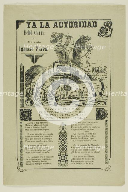 Already the Authority..., n.d. Creator: José Guadalupe Posada.