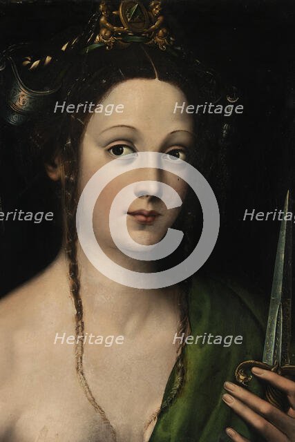 Lucretia, ca 1535-1540. Creator: Grazia (da Pistoia), Leonardo (1502-1548).