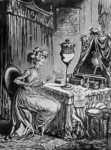 'Contemplations upon a coronet', 1797. Artist: Unknown